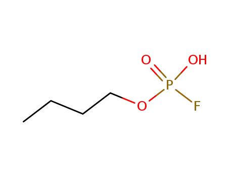 Molecular Structure of 372-03-2 (phosphorofluoridic acid monobutyl ester)