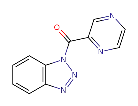 Molecular Structure of 306990-94-3 ((1H-benzo[d][1,2,3]triazol-1-yl)(pyrazin-2-yl)methanone)