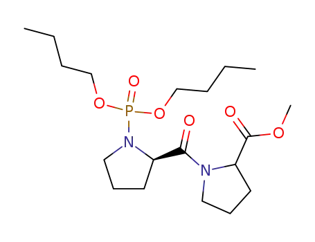 Molecular Structure of 121252-82-2 (N-<N'-(dibutyloxyphosphinyl)prolyl>proline methyl ester)