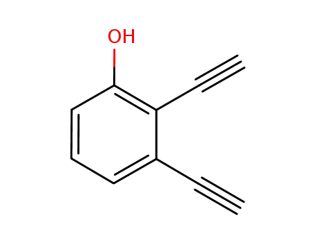 Molecular Structure of 412041-45-3 (Phenol, 2,3-diethynyl-)
