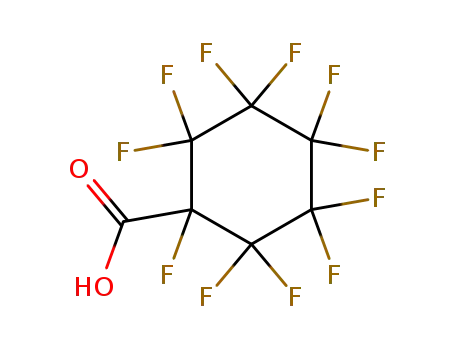 Molecular Structure of 374-88-9 (PERFLUOROCYCLOHEXANECARBOXYLIC ACID)