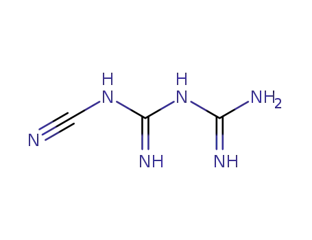 Molecular Structure of 2978-35-0 (1-cyanobiguanide)