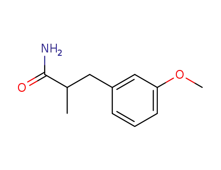 Molecular Structure of 310873-75-7 (3-(3-methoxy-phenyl)-2-methyl-propionic acid amide)