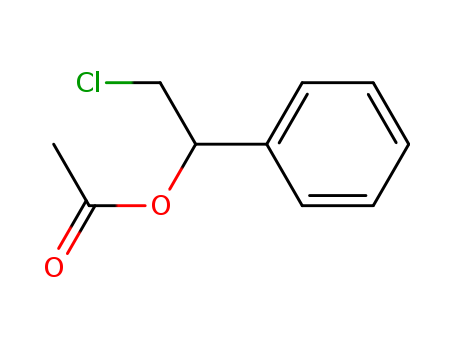 Benzenemethanol, a-(chloromethyl)-, acetate