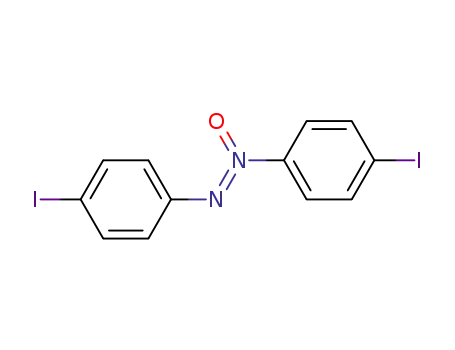 Molecular Structure of 19618-18-9 (Diazene, bis(4-iodophenyl)-, 1-oxide)