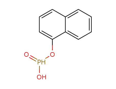 Molecular Structure of 94741-14-7 (Phosphonic acid, mono-1-naphthalenyl ester)