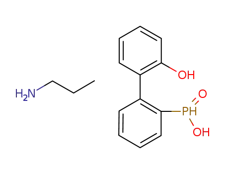 Molecular Structure of 1208129-37-6 (1-propylammonium (2-hydroxy-biphenyl-2-yl)-phosphinate)