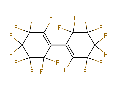 Molecular Structure of 10575-60-7 (Bi-1-cyclohexen-1-yl,
2,2',3,3,3',3',4,4,4',4',5,5,5',5',6,6,6',6'-octadecafluoro-)