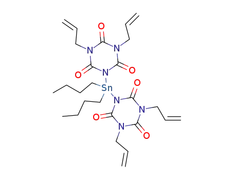 Molecular Structure of 80671-62-1 (Bis(diallylisocyanurato)dibutyltin)