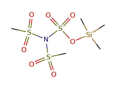 Molecular Structure of 176759-56-1 (trimethylsilyl N,N-dimesylamidosulfonate)