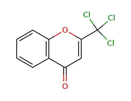 Molecular Structure of 36853-28-8 (2-trichloromethyl-4-chromone)