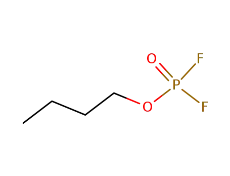 Molecular Structure of 26078-17-1 (phosphorodifluoridic acid butyl ester)