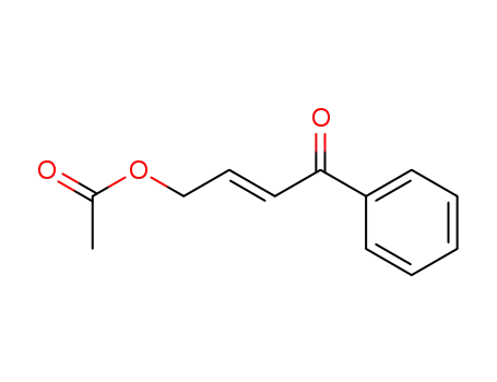 Molecular Structure of 127391-77-9 ((E)-4-(acetoxy)-1-phenyl-2-buten-1-one)