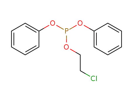 Molecular Structure of 62516-49-8 (Phosphorous acid, 2-chloroethyl diphenyl ester)