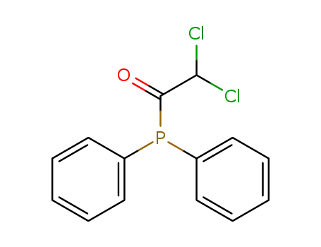 Molecular Structure of 81456-78-2 ((Dichloracetyl)diphenylphosphan)