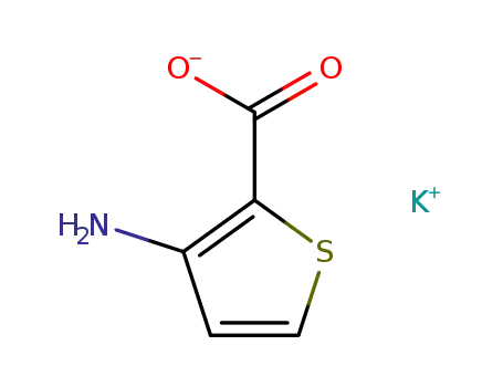 Molecular Structure of 1210469-45-6 (potassium 3-aminothiophene-2-carboxylate)