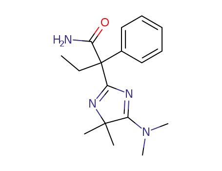 Molecular Structure of 132660-03-8 (2-<5'-(Dimethylamino)-4',4'-dimethyl-4'H-imidazol-2'-yl>-2-phenylbutanamid)