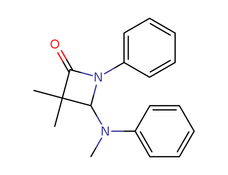 2-Azetidinone, 3,3-dimethyl-4-(methylphenylamino)-1-phenyl-