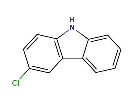 Molecular Structure of 2732-25-4 (3-CHLOROCARBAZOLE)