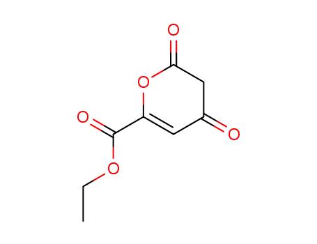 Molecular Structure of 108153-39-5 (4,6-dioxo-5,6-dihydro-4<i>H</i>-pyran-2-carboxylic acid ethyl ester)