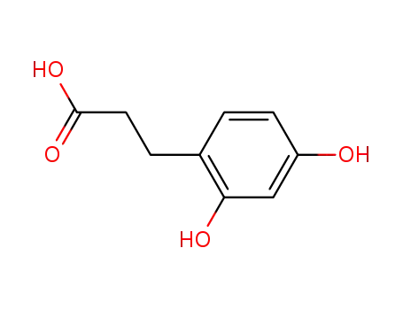 Molecular Structure of 5631-68-5 (3-(2,4-DIHYDROXYPHENYL)PROPIONIC ACID)