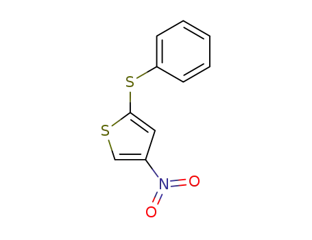 Molecular Structure of 13195-52-3 (Thiophene, 4-nitro-2-(phenylthio)-)