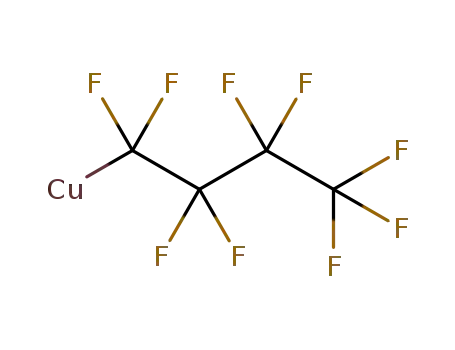 Molecular Structure of 124521-58-0 (Copper, (nonafluorobutyl)-)