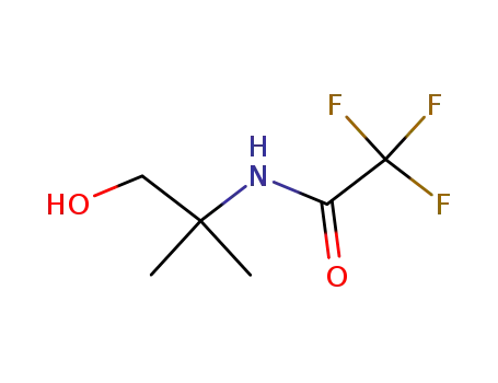 Molecular Structure of 101183-75-9 (Acetamide, 2,2,2-trifluoro-N-(2-hydroxy-1,1-dimethylethyl)-)
