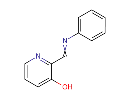 Molecular Structure of 65974-47-2 (2-[(phenylimino)methyl]-1-azabenzene-3-ol)