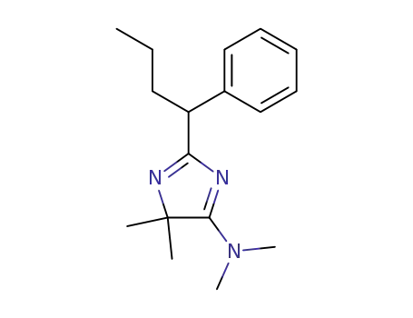 Molecular Structure of 132660-09-4 (5-(Dimethylamino)-4,4-dimethyl-2-(1-phenylbutyl)-4H-imidazol)