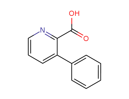 Molecular Structure of 103863-15-6 (3-PHENYL-2-PYRIDINECARBOXYLIC ACID)