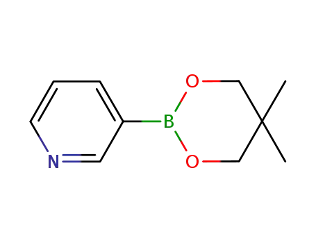 Molecular Structure of 845885-86-1 (2-(4-PYRIDIL)-5,5-DIMETHYL-1,3,2-DIOXABORONANE)