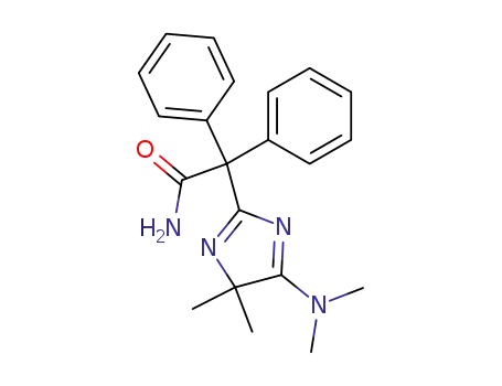 Molecular Structure of 132660-05-0 (2-<5'-(Dimethylamino)-4',4'-dimethyl-4'H-imidazol-2'-yl>-2,2-diphenylacetamid)