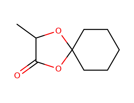 Molecular Structure of 27131-71-1 (2-methyl-3-oxo-1,4-dioxaspiro<4.5>decane)