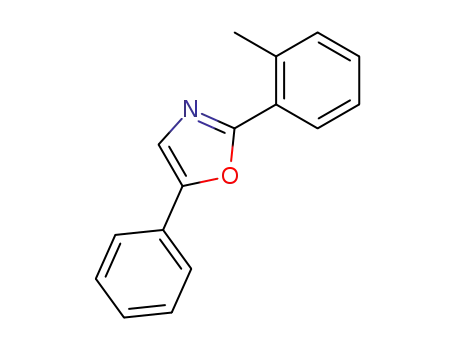 Molecular Structure of 17064-20-9 (2-(2-methylphenyl)-5-phenyl-1,3-oxazole)