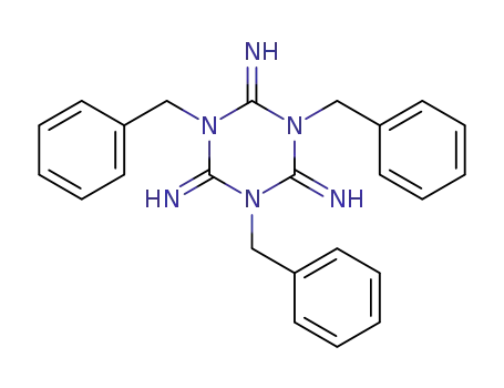 Molecular Structure of 87719-08-2 (1,3,5-tribenzyl-2,4,6-triimino-1,3,5-triazine)