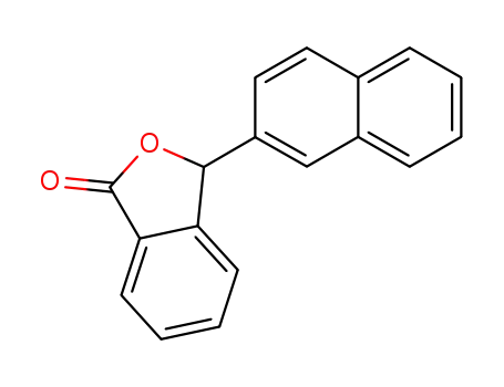 Molecular Structure of 107796-83-8 (1(3H)-Isobenzofuranone, 3-(2-naphthalenyl)-)