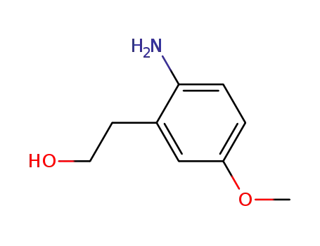 Molecular Structure of 124043-85-2 (2-(2-amino-5-methoxyphenyl)ethyl alcohol)