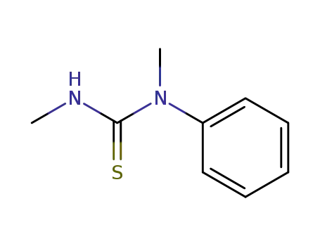 Molecular Structure of 2740-95-6 (1,3-dimethyl-1-phenylthiourea)