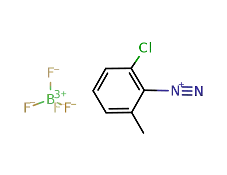 Molecular Structure of 85070-46-8 (2-chloro-6-methylbenzenediazonium tetrafluoroborate)