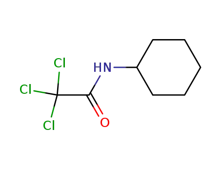 Molecular Structure of 23144-68-5 (2,2,2-Trichloro-n-cyclohexylacetamide)