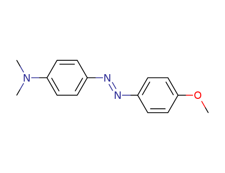 Molecular Structure of 118527-20-1 (Benzenamine, 4-[(1E)-(4-methoxyphenyl)azo]-N,N-dimethyl-)