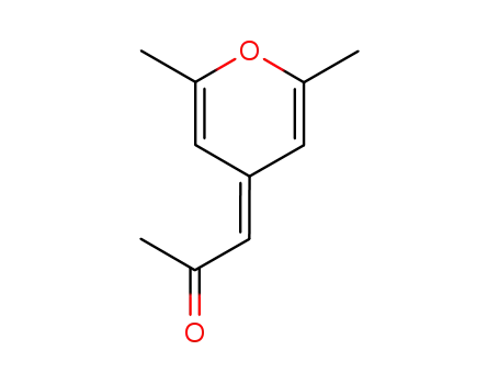 Molecular Structure of 39588-76-6 (2-Propanone, 1-(2,6-dimethyl-4H-pyran-4-ylidene)-)