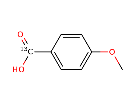 Benzoic-carboxy-13C acid, 4-methoxy- (9CI)