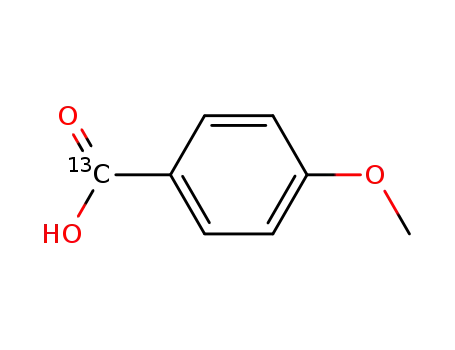 Molecular Structure of 69838-89-7 (4-METHOXYBENZOIC ACID-ALPHA-13C)