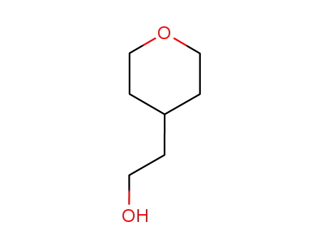 Molecular Structure of 4677-18-3 (2-(TETRAHYDRO-PYRAN-4-YL)-ETHANOL)