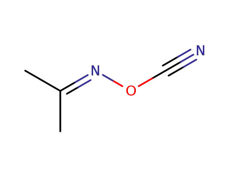 Molecular Structure of 85053-87-8 (O-Cyano-acetonoxim)
