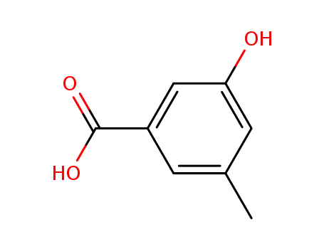 Molecular Structure of 585-81-9 (3-HYDROXY-5-METHYL-BENZOIC ACID)