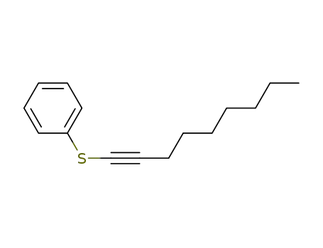 Molecular Structure of 88695-37-8 (Benzene, (1-nonynylthio)-)