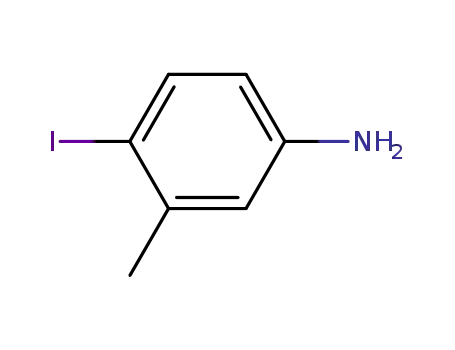 Molecular Structure of 4949-69-3 (4-IODO-3-METHYLANILINE)